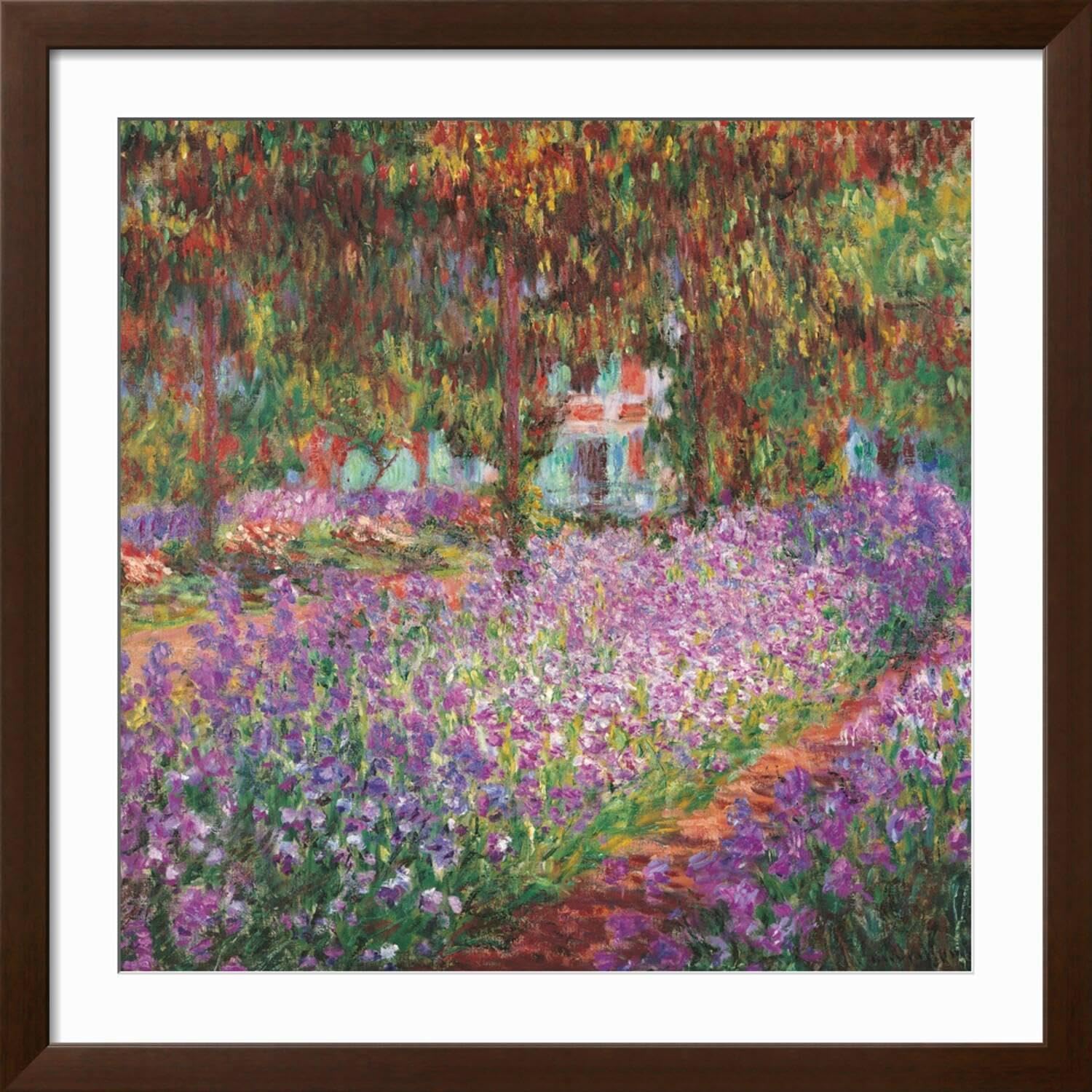 【Garden Reverie 】　lithograph直筆サインEdition Amazon.com: ART.COM Wall Art Print The Artist's Garden At Giverny